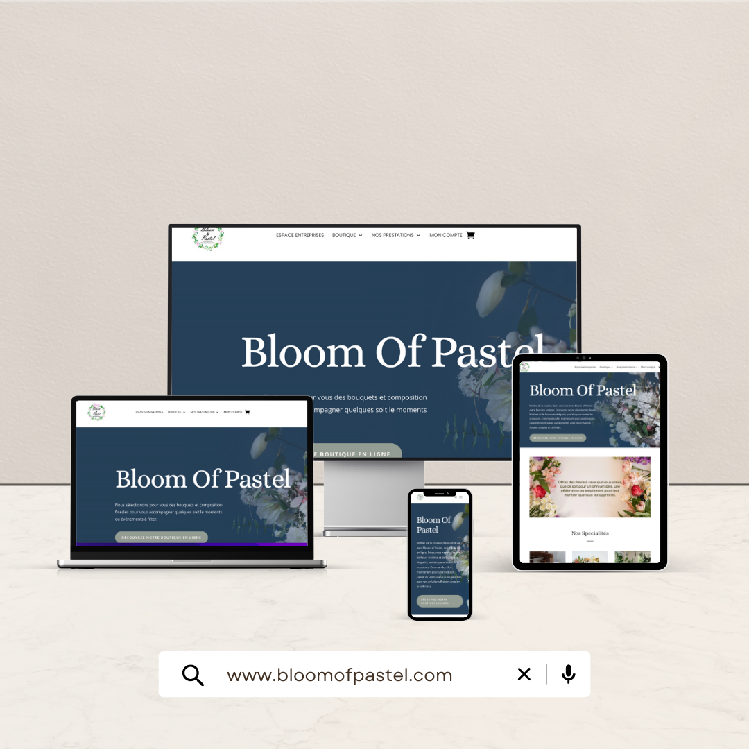 création site e-commerce fleuriste